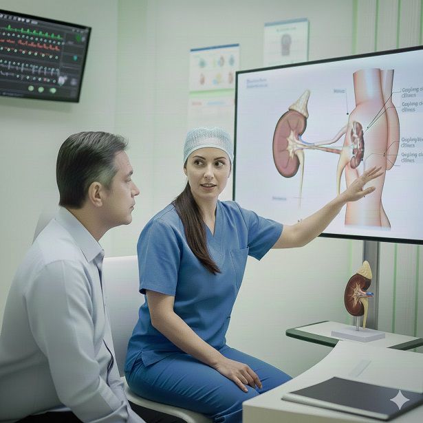 توضیحات پزشک در مورد عمل سنگ کلیه