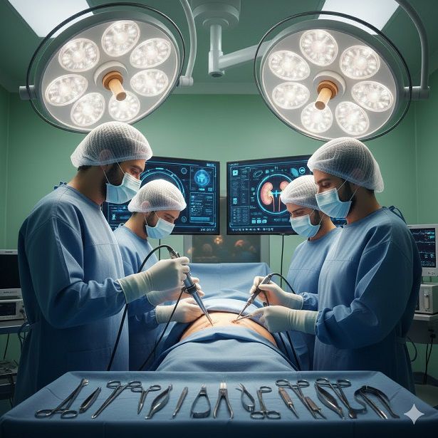 جراحی سنگ کلیه از طریق پوست (PCNL)